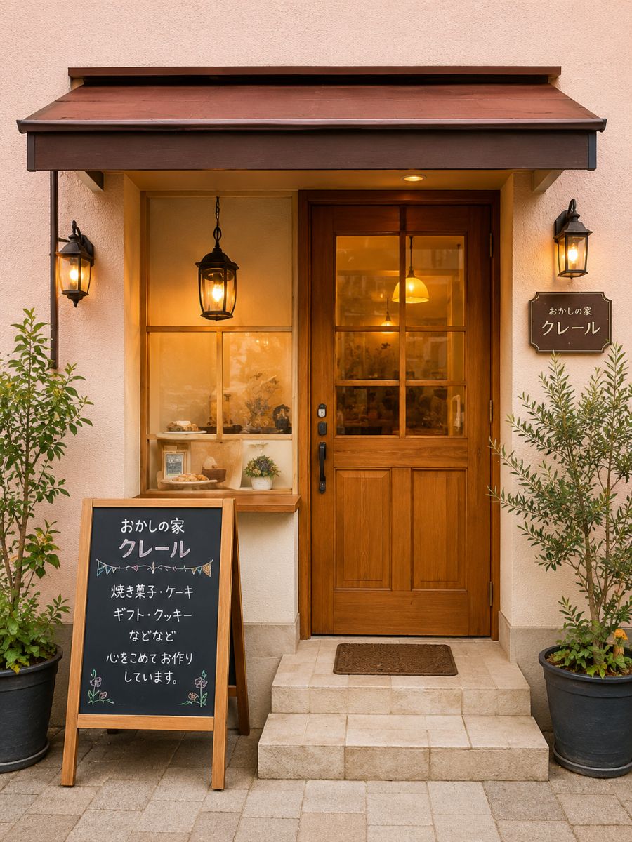 おかしの家クレール 外観